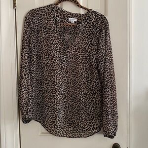 Charming Charlie Leopard Print Top